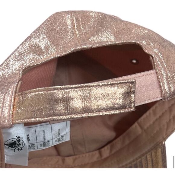 Disney Parks Metallic Rose Gold Mickey Mouse
Adult Hat New No Tags - Picture 5 of 6